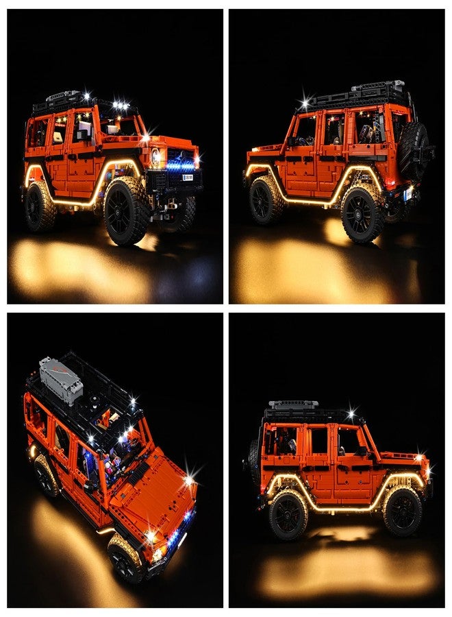 Kyglaring طقم إضاءة LED من Kyglaring متوافق مع مجموعة Lego 42177، ملحقات إضاءة لنموذج سيارة Technic Mercedes-Benz G 500 Professional Line، أضواء فقط، إصدار حامل. - Image 2